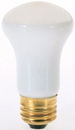 Satco S3214 Model 40R16 Incandescent Light Bulb, Frost Finish, 40 Watts, R16 Lamp Shape, Medium Base, E26 Base, 120 Voltage, 3 7/16'' MOL, 2.00'' MOD, C-9 Filament, 330 Initial Lumens, 1500 Average Rated Hours, General Service Reflector, Household or Commercial use, Long Life, Brass Base, RoHS Compliant, UPC 045923032141 (SATCOS3214 SATCO-S3214 S-3214)