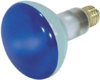 Satco S3228 Model 75BR30/B Incandescent Light Bulb, Blue Finish, 75 Watts, BR30 Lamp Shape, Medium Base, E26 Base, 130 Voltage, 5 3/8'' MOL, 3.75'' MOD, C-9 Filament, 2000 Average Rated Hours, General Service Reflector, Household or Commercial use, Long Life, Brass Base, RoHS Compliant, UPC 045923032288 (SATCOS3228 SATCO-S3228 S-3228) 