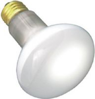 Satco S3229 Model 45R20 Incandescent Light Bulb, Frosted Finish, 45 Watts, R20 Lamp Shape, Medium Base, E26 Base, 120 Voltage, 4'' MOL, 2.50'' MOD, CC-9 Filament, 330 Initial Lumens, 2000 Average Rated Hours, General Service Reflector, Household or Commercial use, Long Life, Brass Base, RoHS Compliant, UPC 045923032295 (SATCOS3229 SATCO-S3229 S-3229) 