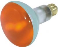 Satco S3239 Model 75BR30/A Incandescent Light Bulb, Amber Finish, 75 Watts, BR30 Lamp Shape, Medium Base, E26 Base, 130 Voltage, 5 3/8'' MOL, 3.75'' MOD, C-9 Filament, 2000 Average Rated Hours, General Service Reflector, Household or Commercial use, Long Life, Brass Base, RoHS Compliant, UPC 045923032394 (SATCOS3239 SATCO-S3239 S-3239) 