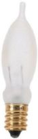 Satco S3242 Model 7 1/2CA5/F Incandescent Light Bulb, Frost Finish, 7.5 Watts, CA5 Lamp Shape, Candelabra Base, E12 Base, 120 Voltage, 2 7/8'' MOL, 0.63'' MOD, C-7A Filament, 35 Initial Lumens, 1500 Average Rated Hours, Long Life, Brass Base, RoHS Compliant, UPC 045923032424 (SATCOS3242 SATCO-S3242 S-3242) 