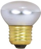 Satco S3601 Model 25R14 Incandescent Reflector Light Bulb, Clear Finish, 25 Watts, R14 Stubby Lamp Shape, Medium Base, E26 ANSI Base, 120 Voltage, 2 1/4'' MOL, 1.75'' MOD, CC-2V Filament, 135 Initial Lumens, 1500 Average Rated Hours, General Service Reflector, Household or Commercial use, Long Life, Brass Base, RoHS Compliant, UPC 045923036019 (SATCOS3601 SATCO-S3601 S-3601) 