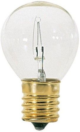 Satco S3629 Model 40S11/N Incandescent Light Bulb, Clear Finish, 40 Watts, S11N Lamp Shape, Intermediate Base, E17 ANSI Base, 2 3/8'' MOL, 1.38'' MOD, CC-2V Filament, 370 Initial Lumens, 1500 Average Rated Hours, 1.04 Amps, RoHS Compliant, UPC 045923036293 (SATCOS3629 SATCO-S3629 S-3629)