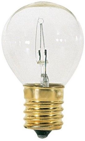 Satco S3729 Model 40S11/N Incandescent Light Bulb, Clear Finish, 40 Watts, S11N Lamp Shape, Intermediate Base, E17 ANSI Base, 2 3/8'' MOL, 1.38'' MOD, CC-2V Filament, 370 Initial Lumens, 1500 Average Rated Hours, Long Life, Brass Base, RoHS Compliant, UPC 045923037290 (SATCOS3729 SATCO-S3729 S-3729)