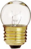 Satco S3794 Model 7 1/2S11 Incandescent Light Bulb, Clear Finish, 7.5 Watts, S11 Lamp Shape, Medium Base, E26 ANSI Base, 120 Voltage, 2 1/4'' MOL, 1.38'' MOD, C-7A Filament, 40 Initial Lumens, 2500 Average Rated Hours, RoHS Compliant, UPC 045923037948 (SATCOS3794 SATCO-S3794 S-3794) 