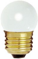 Satco S3795 Model 7 1/2S11/W Incandescent Light Bulb, Gloss White Finish, 7.5 Watts, S11 Lamp Shape, Medium Base, E26 ANSI Base, 120 Voltage, 2 1/4'' MOL, 1.38'' MOD, C-7A Filament, 20 Initial Lumens, 2500 Average Rated Hours, RoHS Compliant, UPC 045923037955 (SATCOS3795 SATCO-S3795 S-3795) 
