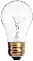 Satco S3814 Model 25A15/CL Incandescent Light Bulb, Clear Finish, 25 Watts, A15 Lamp Shape, Medium Base, E26 ANSI Base, 130 Voltage, 3 1/2'' MOL, 1.88'' MOD, C-9 Filament, 150 Initial Lumens, 2500 Average Rated Hours, Household or Commercial use, Long Life, RoHS Compliant, UPC 045923038143 (SATCOS3814 SATCO-S3814 S-3814) 