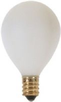 Satco S3830 Model 10G12 1/2/W Incandescent Light Bulb, Satin White Finish, 10 Watts, G12 Lamp Shape, Candelabra Base, E12 ANSI Base, 120 Voltage, 2 3/8'' MOL, 1.56'' MOD, C-7A Filament, 50 Initial Lumens, 1500 Average Rated Hours, Long Life, Brass Base, RoHS Compliant, UPC 045923038303 (SATCOS3830 SATCO-S3830 S-3830) 