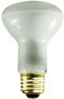 Satco S3849 Model 45R20 Incandescent Light Bulb, Frosted Finish, 45 Watts, R20 Lamp Shape, Medium Base, E26 ANSI Base, 130 Voltage, 4'' MOL, 2.50'' MOD, CC-9 Filament, 330 Initial Lumens, 2000 Average Rated Hours, Long Life, General Service Reflector, Household or Commercial use, Brass Base, RoHS Compliant, UPC 045923038495 (SATCOS3849 SATCO-S3849 S-3849) 