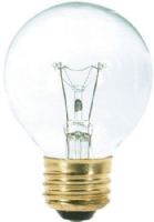Satco S3887 Model 25G18 1/2 Incandescent Light Bulb, Clear Finish, 25 Watts, G18 Lamp Shape, Medium Base, E26 ANSI Base, 120 Voltage, 3 1/2'' MOL, 2.31'' MOD, C-9 Filament, 180 Initial Lumens, 1500 Average Rated Hours, Long Life, Brass Base, RoHS Compliant, UPC 045923038877 (SATCOS3887 SATCO-S3887 S-3887) 