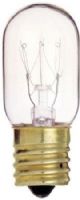 Satco S3911 Model 15T7/N Incandescent Light Bulb, Clear Finish, 15 Watts, T7 Lamp Shape, Intermediate Base, E17 ANSI Base, 130 Voltage, 2 1/4'' MOL, 0.88'' MOD, C-5A Filament, 95 Initial Lumens, 2500 Average Rated Hours, RoHS Compliant, UPC 045923039119 (SATCOS3911 SATCO-S3911 S-3911) 