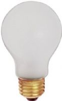 Satco S3929 Model 100A/RS/TF/2PK Shatterproof Coated Incandescent Light Bulb, Frost Finish, 100 Watts, A19 Lamp Shape, Medium Base, E26 ANSI Base, 130 Voltage, 4 1/8'' MOL, 2.38'' MOD, C-9 Filament, 960 Initial Lumens, 5000 Average Rated Hours, Vibration service, Long Life, Brass Base, RoHS Compliant, UPC 045923039294 (SATCOS3929 SATCO-S3929 S-3929) 