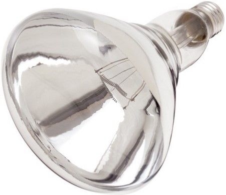 Satco S4366 Model 375R40/1 Incandescent Light Bulb, Clear Heat Finish, 375 Watts, R40 Lamp Shape, Medium Base, E26 ANSI Base, 120 Voltage, 7 5/8'' MOL, 5.00'' MOD, C-11 Filament, 5000 Average Rated Hours, General Service Reflector, Household or Commercial use, Long Life, Brass Base, RoHS Compliant, UPC 045923043666 (SATCOS4366 SATCO-S4366 S-4366)