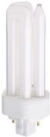 Satco S4368 Model CF26DT/827 Compact Fluorescent Light Bulb, 26 Watts, T4 Lamp Shape, GX24d-3 Base, GX24d-3 ANSI Base, 120 Voltage, 5.4'' MOL, 1800 Initial Lumens, 12000 Average Rated Hours, 2700 Kelvin Temp, Warm White Color, Non-integrated Pin Based CFL, Uses 75% less energy than equivalent incandescent lamps, RoHS Compliant, UPC 046135207525 (SATCOS4368 SATCO-S4368 S-4368) 