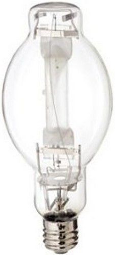 Satco S4390 Model MS750/PS/BU-HOR /BT37 Metal Halide HID Light Bulb, Clear Finish, 750 Watts, BT37 Lamp Shape, Mogul Extended Base, EX39 ANSI Base, 11 1/2'' MOL, 4.63'' MOD, 80000 Initial Lumens, 16000 Average Rated Hours, 4000 Kelvin Temp, Cool White Color, 65 CRI, BU +/- 90 Burning Position, Uniform light distribution, UPC 046135647871 (SATCOS4390 SATCO-S4390 S-4390)
