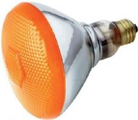 Satco S4425 Model 100BR38/A Metal Halide HID Light Bulb, Amber Finish, 100 Watts, BR38 Lamp Shape, Medium Base, E26 ANSI Base, 120 Voltage, 5 5/16'' MOL, 4.75'' MOD, CC-9 Filament, 2000 Average Rated Hours, 110 Beam Spread, General Service Reflector, Household or Commercial use, Long Life, Brass Base, UPC 045923044250 (SATCOS4425 SATCO-S4425 S-4425) 