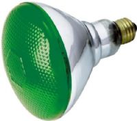 Satco S4427 Model 100BR38/G Metal Halide HID Light Bulb, Green Finish, 100 Watts, BR38 Lamp Shape, Medium Base, E26 ANSI Base, 120 Voltage, 5 5/16'' MOL, 4.75'' MOD, CC-9 Filament, 2000 Average Rated Hours, 110 Beam Spread, General Service Reflector, Household or Commercial use, Long Life, Brass Base, UPC 045923044274 (SATCOS4427 SATCO-S4427 S-4427) 