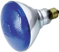 Satco S4428 Model 100BR38/B Metal Halide HID Light Bulb, Blue Finish, 100 Watts, BR38 Lamp Shape, Medium Base, E26 ANSI Base, 120 Voltage, 5 5/16'' MOL, 4.75'' MOD, CC-9 Filament, 2000 Average Rated Hours, 110 Beam Spread, General Service Reflector, Household or Commercial use, Long Life, Brass Base, UPC 045923044281 (SATCOS4428 SATCO-S4428 S-4428) 