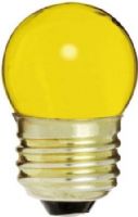 Satco S4512 Model 7 1/2S11/Y Incandescent Light Bulb, Ceramic Yellow Finish, 7.5 Watts, S11 Lamp Shape, Medium Base, E26 ANSI Base, 120 Voltage, 2 1/4'' MOL, 1.38'' MOD, C-7A Filament, 2500 Average Rated Hours, Special application incandescent, RoHS Compliant, UPC 045923045127 (SATCOS4512 SATCO-S4512 S-4512) 