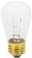 Satco S4565 Model 11S14 Incandescent Bulb, Clear Finish, 11 Watts, S14 Lamp Shape, Medium Base, E26 ANSI Base, 130 Voltage, 3 1/2'' MOL, 1.75'' MOD, CC-9 Filament, 80 Initial Lumens, 2500 Average Rated Hours, RoHS Compliant, UPC 045923045653 (SATCOS4565 SATCO-S4565 S-4565) 