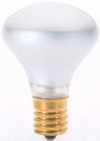 Satco S4700 Model 25R14N Incandescent Light Bulb, Frost Finish, 25 Watts, R14 Lamp Shape, Intermediate Base, E17 ANSI Base, 120 Voltage, 2 5/8'' MOL, 1.75'' MOD, CC-2V Filament, 135 Initial Lumens, 1500 Average Rated Hours, General Service Reflector, Household or Commercial use, Long Life, Brass Base, RoHS Compliant, UPC 045923047008 (SATCOS4700 SATCO-S4700 S-4700) 