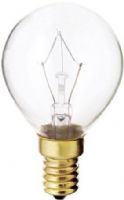 Satco S4707 Model 40G14 Incandescent Light Bulb, Clear Finish, 40 Watts, G14 Lamp Shape, European Base, E14 ANSI Base, 130 Voltage, 3 1/8'' MOL, 1.75'' MOD, CC-9 Filament, 370 Initial Lumens, 1500 Average Rated Hours, Long Life, Brass Base, RoHS Compliant, UPC 045923047077 (SATCOS4707 SATCO-S4707 S-4707) 