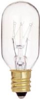 Satco S4718 Model 15T7C Incandescent Light Bulb, Clear Finish, 15 Watts, T7 Lamp Shape, Candelabra Base, E12 ANSI Base, 130 Voltage, 2 1/4'' MOL, 0.88'' MOD, C-5A Filament, 95 Initial Lumens, 2500 Average Rated Hours, RoHS Compliant, UPC 045923047183 (SATCOS4718 SATCO-S4718 S-4718) 