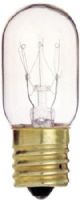 Satco S4720 Model 25T8/N Incandescent Light Bulb, Clear Finish, 25 Watts, T8 Lamp Shape, Intermediate Base, E17 ANSI Base, 130 Voltage, 2 5/8'' MOL, 1.00'' MOD, C-5A Filament, 190 Initial Lumens, 2500 Average Rated Hours, RoHS Compliant, UPC 045923047206 (SATCOS4720 SATCO-S4720 S-4720) 