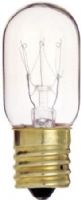 Satco S4722 Model 15T7/N Incandescent Light Bulb, Clear Finish, 15 Watts, T7 Lamp Shape, Intermediate Base, E17 ANSI Base, 130 Voltage, 2 1/4'' MOL, 0.88'' MOD, C-5A Filament, 95 Initial Lumens, 2500 Average Rated Hours, RoHS Compliant, UPC 045923047220 (SATCOS4722 SATCO-S4722 S-4722) 