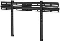 OmniMount SB200F Ultra Thin Profile Flat Panel Mount, Black, Fits most 42” to 63” flat panels, Supports up to 200 lbs (90.7 kg), .75” (19mm) low profile design, Includes universal rails and spacers for greater panel compatibility, Steel construction for durability and strength, Sliding lateral on-wall adjustment, UPC 728901023286 (SB-200F SB 200F SB200-F SB200 SB200FB) 