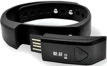 Ematic SB312BK TrackBand, Black, Wrist-Worn Fitness Tracker, Tracks Steps/Distance/Calories/Progress, Monitors Your Sleep Quality, Integrated LED Display, Shows Current Time, Text Message Notifications for Android, Water Resistant, Silent Alarm for Waking, Wireless Connection via Bluetooth 4.0, UPC 817707015783 (SB-312BK SB312-BK SB-312-BK SB312 SB 312BK)