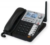 AT&T SynJ SB67148 4 Line cordless deskset; Digitally Enhanced Cordless Telecommunications (DECT) 6.0, eliminates the need for a telephone line connection to this cordless deskset; 10 intercom number locations; 10 speed dial numbers; 100 name and number private phonebook directory; UPC 650530022784 (SB67148 SB-67148 ATTSB67148 AT&TSB67148 SYNJSB67148 ATT-SYNJSB67148)  