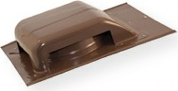 Ventamatic Cool Attic SBV 40 GVBRN Small Slant Back Vent GV Series, Brown Color; Available in galvanized steel; Fully screened to protect against rodents, insects, and birds; Suitable for up to 8/12 roof pitch; Dimensions Base 14.00