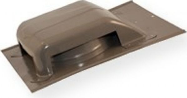 Ventamatic Cool Attic SBV 40 GVWG Small Slant Back Vent GV Series, Weathered Grey Color; Available in galvanized steel; Fully screened to protect against rodents, insects, and birds; Suitable for up to 8/12 roof pitch; Dimensions Base 14.00