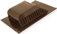 Ventamatic Cool Attic SBV 603 BRN Slant Back Vent 603 Series, Brown Color; Available in aluminum; Three-sided design provides greater airflow; Louvers direct exhausted air upward to prevent discoloration of roof shingles and provide maximum protection from weather; Fully screened to protect against rodents, insects, and birds; UPC 047242762020 (SBV-603BRN SBV603BRN VENTAMATICSBV603BRN VENTAMATIC-SBV-603BRN COOLATTIC) 