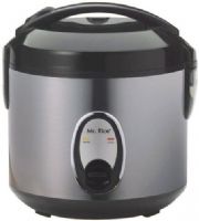 Sunpentown SC-1201S Six Cups Rice Cooker with Stainless Steel Body, Easy one-button operation, Automatic keep warm system, for up to 12 hours, Cool touch exterior, Air-tight lid locks in moisture and flavor, Cook and Keep Warm indicator lights, Removable non-stick inner pot with Non-Stick Fluoropolymer coating (SC1201S SC 1201S SC-1201 SC1201) 