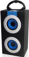 SuperSonic SC-1320BLU Portable Media Speaker, Blue, Built-in USB Input, Built-in SD & MMC Card Slot, 3.5mm Auxiliary Input for Most External Audio Devices, FM Radio, Speaker Unit 75mm x 3W*2, Frequency Response 150Hz-20KHz, Power Voltage DC5V, Lithium Rechargeable Battery, Remote Control Included, Dimensions L 5.5 x W 4.75 x H 10.25, Weight 2.30 lbs, UPC 639131013209 (SC1320BLU SC 1320BLU SC-1320-BLU SC-1320 SC1320-BLU) 