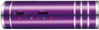 Supersonic SC-1329PUR Portable Rechargable Surround Sound Speaker, Purple, USB Compatible, Micro SD Card Slot, Aux-in Jack for Most External Audio Players, FM Radio, Power Voltage 2.5V-5.25V, PSRR 80dB (217Hz), Lithium Rechargeable Battery, Dimensions L 7.5 x W 2 x H 2, Weight .5 lbs (SC1329PUR SC-1329-PUR SC-1329 PUR SC1329) 