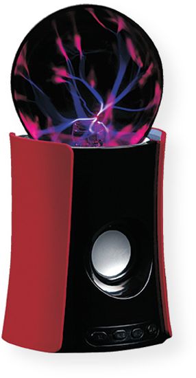 Supersonic SC1451BTRED Portable Bluetooth Plasma Speaker; Red; Magic Electrostatic Cool Plasma Light Effects Speaker; Flashing LED Lights Change to the Music; Built In Bluetooth Receiver Allows You to Wirelessly Connect to your iPad, iPhone, iPod, Smartphone, Android Tablet, Laptop, MP3 Player, and Other Bluetooth Enabled Devices; UPC 639131814516 (SC1451BTRED SC1451BTRED  SC1451BTREDSPEAKER SC1451BTRED-SPEAKER SC1451BTREDSUPERSONIC SC1451BTRED-SUPERSONIC) 