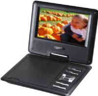 Supersonic SC-177 Portable DVD Player, 7” Widescreen TFT Swivel Screen Display, 270º Swivel Screen Design, Disc Format DVD/DVD±R/RW/HDCD/CD/CD-R/CD-RW and JPEG, USB Compatible, SD/MMC Card Reader Compatible, Plays Music and Video, A/V Output Jack, Headphone Jack, Built-in Speakers, Multi Language On Screen Display, UPC 639131001770 (SC177 SC 177) 