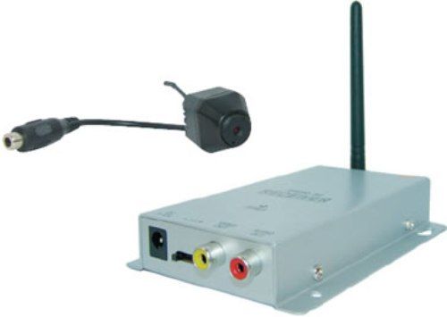 Bolide Technology Group SC2400 Micro Wireless Color Hidden Camera 2.4Ghz, 1/4 inch Color CCD, 420~450 lines resolution, 0.5 Lux, Shutter Speed 1/60 ~ 1/100,000 Sec, Wireless Transmitter Included (SC-2400 SC 2400)