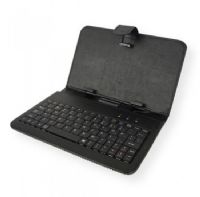 Supersonic SC310KB 10” Tablet Keyboard and Case; Black; 2 in 1: Micro USB Keyboard and Folding Leather Protective Case; Works with all 10” Tablets with Built in Micro or Mini USB Port; Features a Sleek Fold up Design with Built in Magnet Closures to Keep Your Tablet and Keyboard Secure; Quiet Keystrokes, UPC 639131003101 (SC310KB SC-310KB  SC310KBKEYBOARD SC310KB-KEYBOARD SC310KBSUPERSONIC SC310KB-SUPERSONIC) 