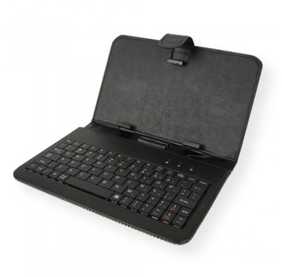 Supersonic SC310KB 10 Tablet Keyboard and Case; Black; 2 in 1: Micro USB Keyboard and Folding Leather Protective Case; Works with all 10 Tablets with Built in Micro or Mini USB Port; Features a Sleek Fold up Design with Built in Magnet Closures to Keep Your Tablet and Keyboard Secure; Quiet Keystrokes, UPC 639131003101 (SC310KB SC-310KB  SC310KBKEYBOARD SC310KB-KEYBOARD SC310KBSUPERSONIC SC310KB-SUPERSONIC)