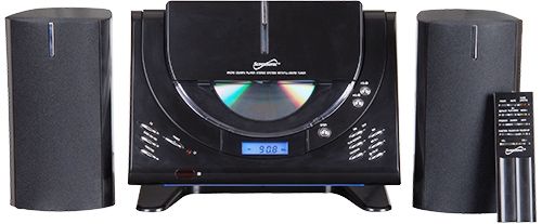 Supersonic SC-3399M Home Audio System, Vertical Loading CD/MP3 Player, AM/FM Stereo Tuner Digital Readout, Auxiliary Input Allows You to Play External Audio Devices, Two High Power Speakers, Dynamic Bass Boost System, Compatible With CD and CD/MP3 Discs, Programmable CD/MP3 Memory Function, Blue Backlight LCD Display, UPC 639131033993 (SC3399M SC 3399M SC-3399)
