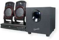 Supersonic SC-35HT DVD Home Theater System, 2.1 Channel Surround Sound System, Supports DVD/CD/VCD/SVCD/MP3/Picture CD/CD-R/CD-RW, Video Output (CVBS, S-Video, YPbPr), 5W + 3W x 2W = 11W Speaker Output, NTSC/PAL System Compatibility, Supports 32 Languages Subtitles, Multi-Angle Viewing with Digital Zoom Support, UPC 639131000353 (SC35HT SC 35HT SC-35-HT) 