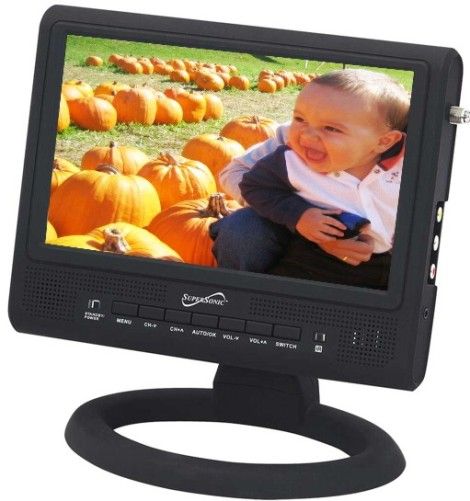 Supersonic SC-499D Portable LCD TV; 9