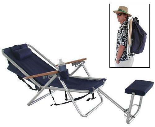 Rio brands beach online backpack lounger