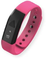 Supersonic SC60FBPNK  Fitness Wristband with Bluetooth; Pink; 0.49” OLED Display; Built in BT 4.0 Allows You to Connect to External BT Enabled Devices; Compatible with Android 4.3 and Above; Compatible with Iphone 4S, IOS 7.0 and Above; Tracks Steps, Distance, Calories Burned and Active Minutes; UPC 639131900608 (SC60FBPNK  SC60FB-PNK SC60FBPNKWRISTBAND SC60FBPNK-WRISTBAND SC60FBPNK-HEADPHONES SC60FBPNKSUPERSONIC SC60FBPNK-SUPERSONIC) 