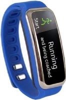 Supersonic SC61SW-BLU Fitness Wristband with Bluetooth, Blue; 0.91" OLED Screen; Reach up to 49ft.; Built-in BT 4.0 Allows You to Connect to External BT Enabled Devices; Compatible with Android 4.3; Compatible with Iphone 4S, IOS 6.0 and Above; Tracks Steps, Distance, Calories Burned and Active Minutes; UPC 639131300613 (SC61SWBLU SC61SW BLU SC-61SW-BLU SC 61SW-BLU)  