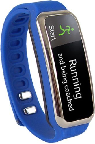 Supersonic SC61SW-BLU Fitness Wristband with Bluetooth, Blue; 0.91